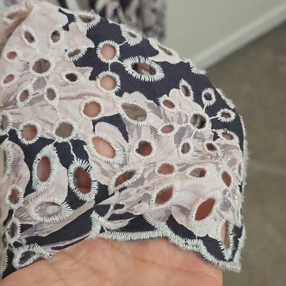 Anthropologie Floral Midi Dress MP - Picture 6 of 11